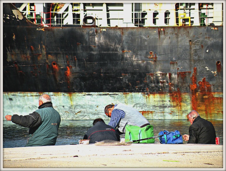 Fishermen in the port of Volos (2016) I